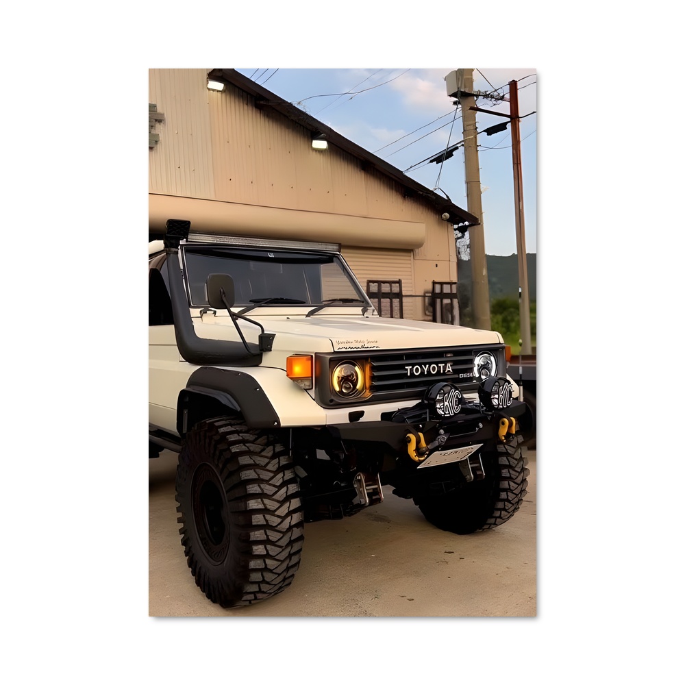 Poster exceptionnel Land Cruiser